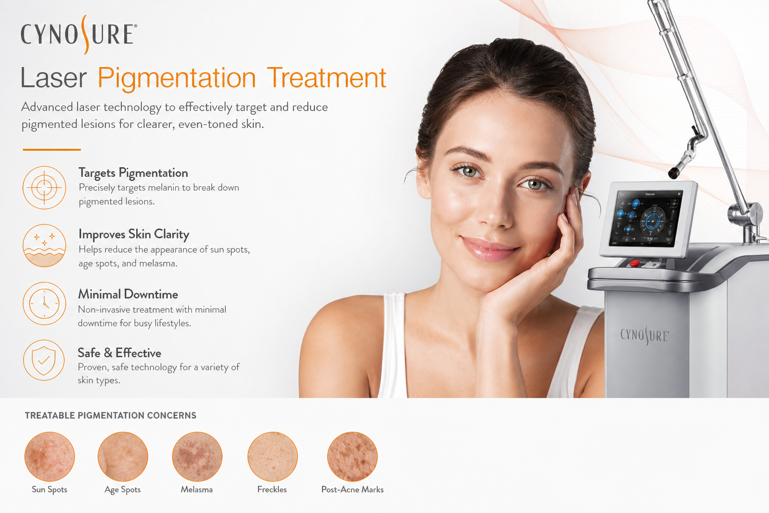 Laser pigmentation treatment